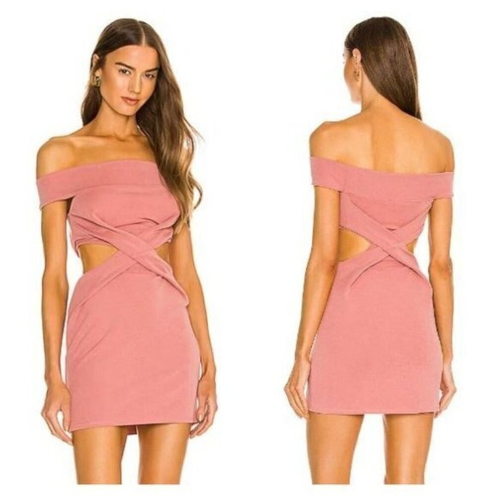 Michael Costello x REVOLVE Florence Mini Dress - Pink